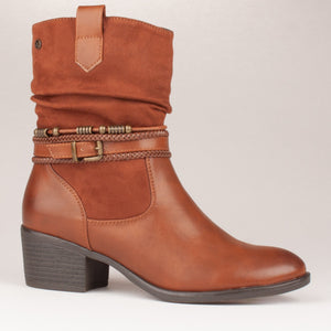 ZANNI & CO Arad Tan Western Boot