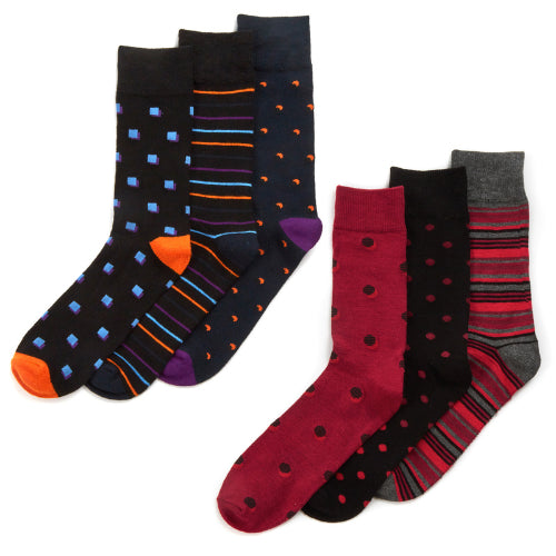 Men's Bamboo Spot Design Socks