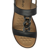 LOTUS Joana Black Sling Back Sandal