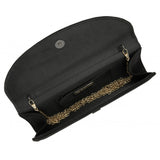 LOTUS Claire Black Microfibre Clutch