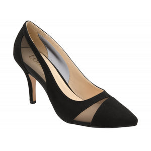 LOTUS Orton Black Court Shoe