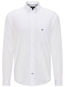 FYNCH HATTON ALL SEASON OXFORD SHIRT WHITE | 5500