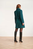 SMASHED LEMON Green & Cobalt Check Coat