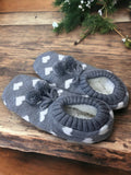 Happy Hearts Grey Super Cosy Slipper Socks