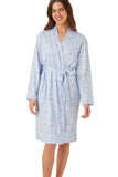 INDIGO SKY Blue Ditsy Print Robe