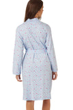 INDIGO SKY Blue Ditsy Print Robe