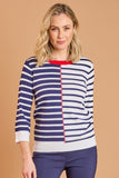 EMRECO Navy Striped Jumper