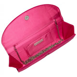 LOTUS Claire Fuchsia Microfibre Clutch