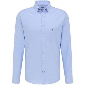 FYNCH HATTON ALL SEASON OXFORD SHIRT BLUE | 5510