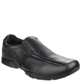 HUSH PUPPIES Bespoke Black Slip On Shoe