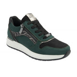 LOTUS Venus Green & Black Casual Trainer