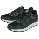 LOTUS Venus Green & Black Casual Trainer