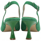 LOTUS Delfina Green Suede Sling Back Shoe