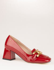 KATE APPLEBY Heathfield Red Patent Square Toe Shoe