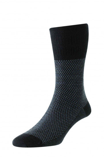 Jacquard Softop® - HJ972 MEN'S WOOL SOFTOP® SOCKS