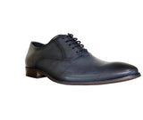 Lear Dark Grey Leather Shoe - Paolo Vandini