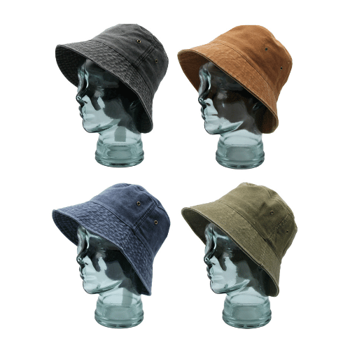 Plain Washed Twill Bucket Hat