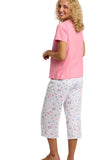 INDIGO SKY Pink Beach Short Sleeve Pyjama Set