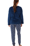 INDIGO SKY Navy Fleece Pyjamas Set