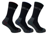 JCB Work Tough Mens Work Sock 3 Pack Black (Sizes 6-11) SKU: JCBX000190