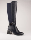 ZANNI & CO Kirdasa Navy Knee High Boot