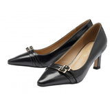 LOTUS Annalise Black Court Shoe