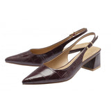 LOTUS Arwen Bordo Croc Sling Back Shoe