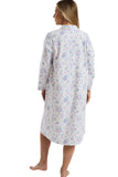 MARLON Lavender Floral Bouquet Winceyette Nightdress