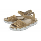 LOTUS Berna Natural Peep Toe Sandal