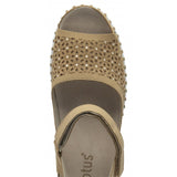 LOTUS Berna Natural Peep Toe Sandal