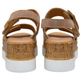 LOTUS Cammie Gold Wedge Sandal