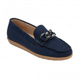LOTUS Coma Navy Loafers