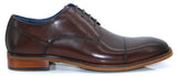 PAOLO VANDINI Keldie Toecap Brown Leather Shoe