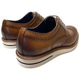 PAOLO VANDINI Megmillar Tan Casual Leather Brogue