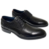 PAOLO VANDINI Melbury Black Leather Shoe