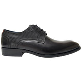 PAOLO VANDINI Melbury Black Leather Shoe