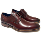 PAOLO VANDINI Melbury Burgundy Leather Shoe