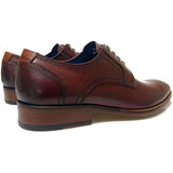 PAOLO VANDINI Melbury Burgundy Leather Shoe