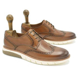 PAOLO VANDINI Newbridge Tan Casual Brogues