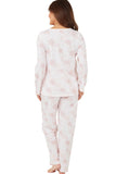 MARLON Pink Cheetah Bloom Long Sleeve Pyjamas