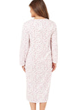 MARLON Pink Long Sleeve Fleece Nightdress
