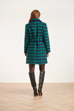 SMASHED LEMON Green & Cobalt Check Coat