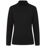 EMRECO Black Roll Neck Jumper
