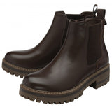 LOTUS Prescott Brown Crocodile Ankle Boot