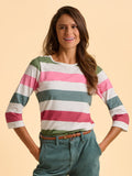 BRAKEBURN Lulworth Striped Tee