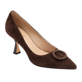 LOTUS Henley Brown Suede Court Shoes