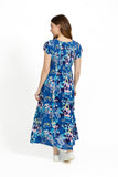 MUDFLOWER Blue Paisley Print Summer Dress 243
