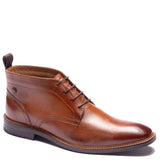 BASE LONDON Belgrave Washed Tan Laced Boot