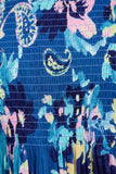 MUDFLOWER Blue Paisley Print Summer Dress 243