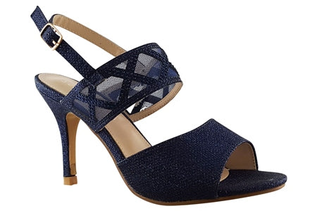SORENTO Dodmoor Navy Heeled Sandal